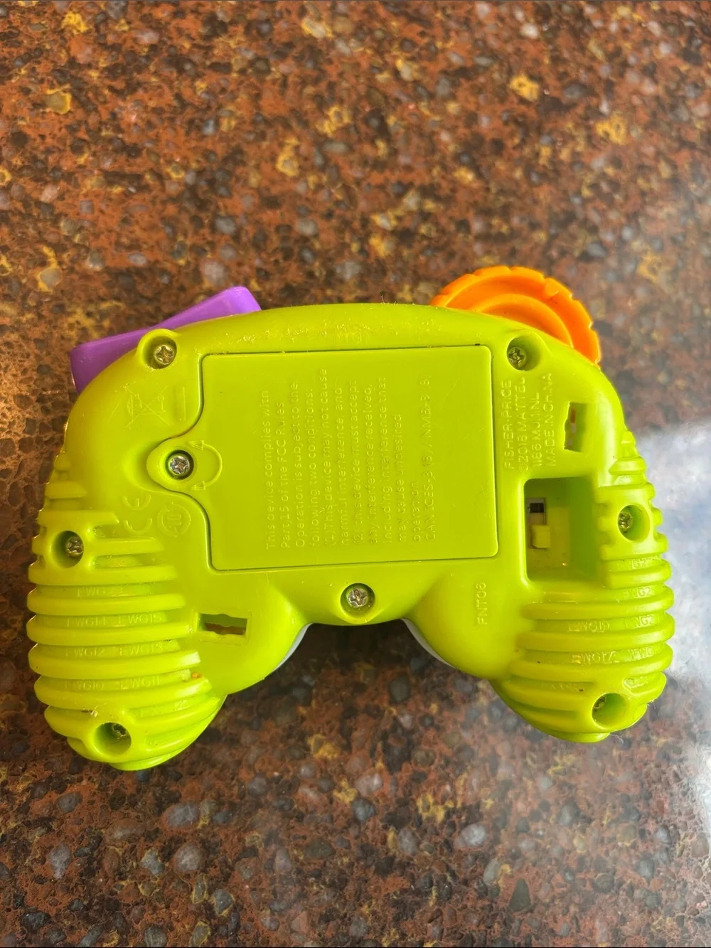 Fisher-Price Green & White Learning Game Controller Toy